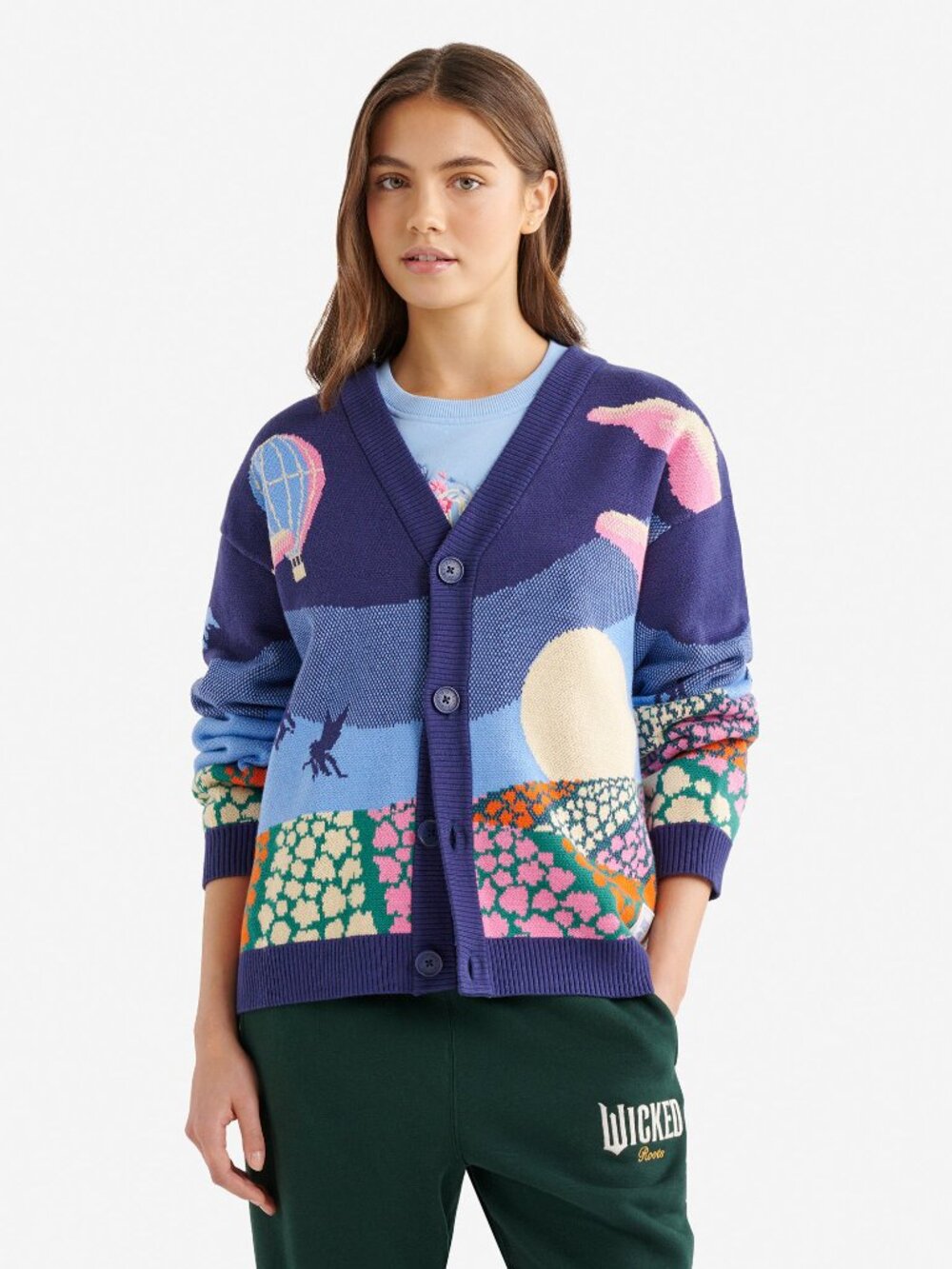 Roots x Wicked Dusk Cardigan Unisex NW - Picture 5 of 7